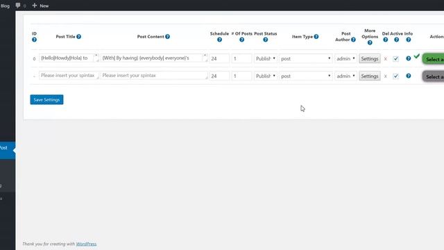 Spinomatic Spintax Post Generator Plugin for WordPress смотреть онлайн