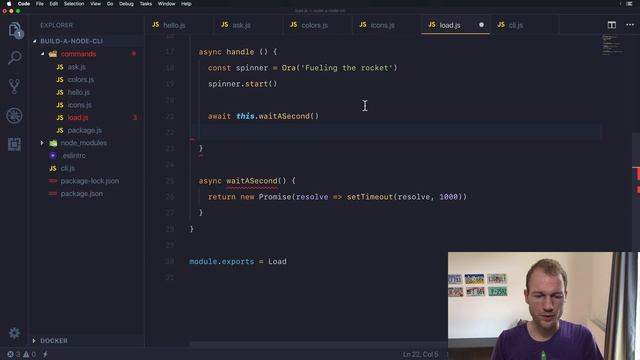 #13 Loading Indicator for Long-Running Tasks — Build a Node.js CLI with Ace смотреть онлайн