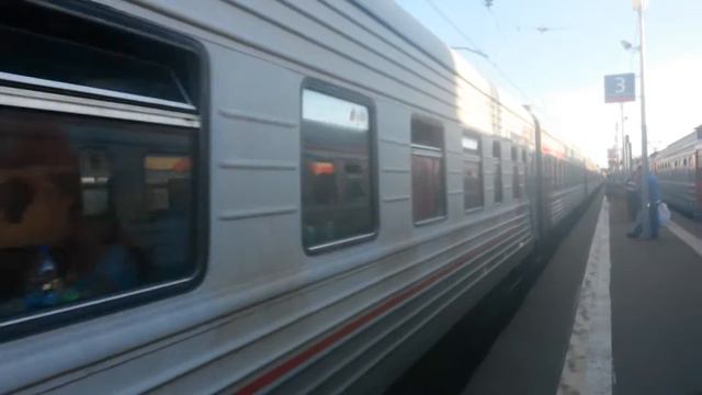 Электровоз чс7-031 с поездом 234 "Москва-Архангельск" смотреть онлайн