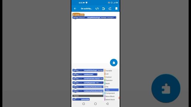 How to create Simple TabLayout with ViewPager in Sketchware Pro смотреть онлайн