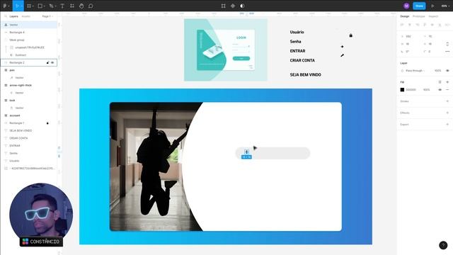 Criando uma Tela de Login Utilizando o FIGMA [ UI Design ] Landing Page & Website смотреть онлайн