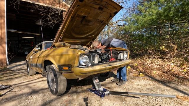 1973 mustang Mach1. things go wrong!!! update Part 3 of the series смотреть онлайн