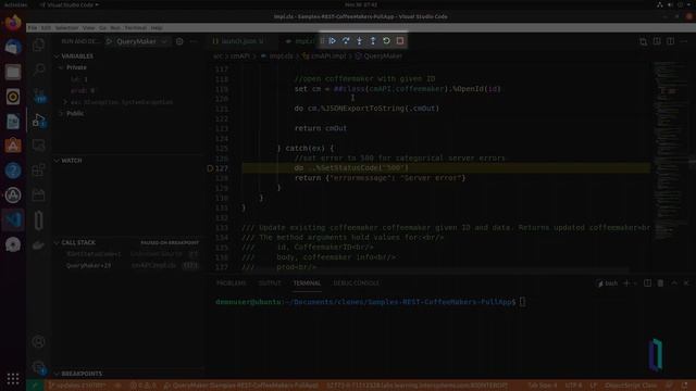 Using the VS Code Debugger for InterSystems ObjectScript смотреть онлайн