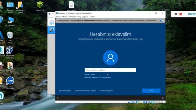 Windows 10 İSO dosyasını Virtualbox (sanal makineye) kurulumu смотреть онлайн