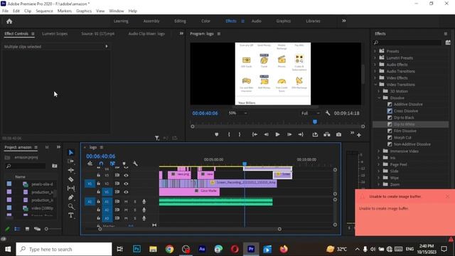 How to fix project save error in Premiere Pro | this target disk does not have enough free space .. смотреть онлайн