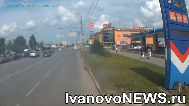 В Иванове у троллейбуса заклинило тормоза смотреть онлайн