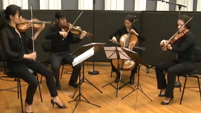 Vinca Quartet-Mozart String Quartet K. 421 mvmt. 1 смотреть онлайн