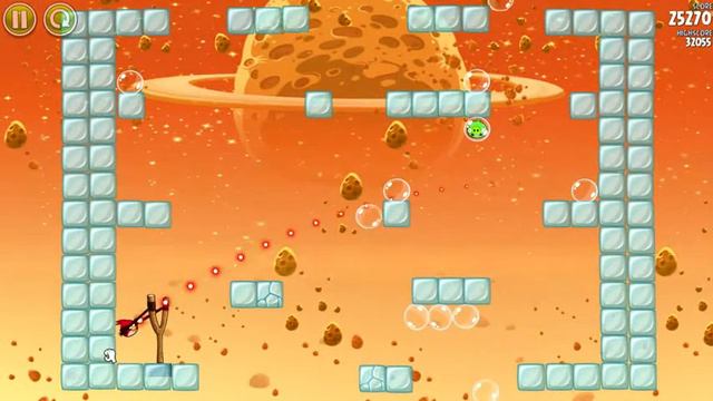 Angry Birds Space Eggsteroid - Level 4 смотреть онлайн