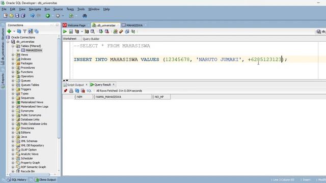 INSERT TABLE DI ORACLE | DATA ENGINEER INDONESIA смотреть онлайн