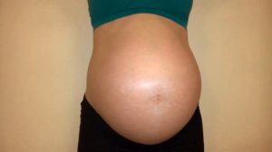 Pregnant belly - 37 weeks 2 days