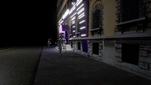 SignBoard презентация наружной вывески Unreal Engine 4 rendering смотреть онлайн