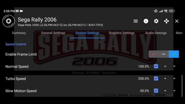 Sega Rally 2006 Gameplay and Settings AetherSX2 Emulator | Poco X3 Pro смотреть онлайн