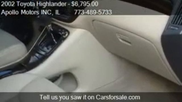 2002 Toyota Highlander Limited V6 4WD - for sale in Chicago, смотреть онлайн