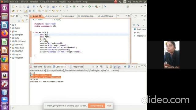 OOP Lecture 10 : Pointers in C++ смотреть онлайн