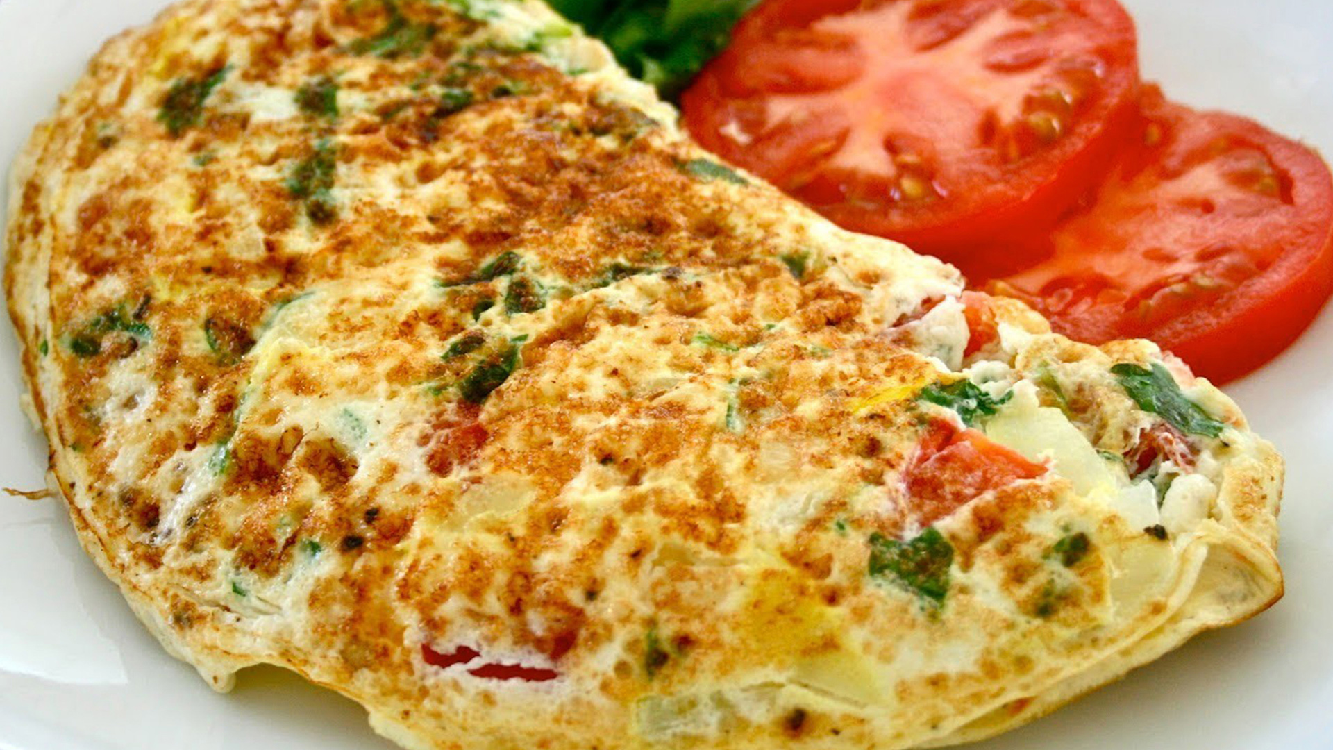 Ем и не поправляюсь! Омлет пп на завтрак с мукой и молоком