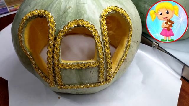 Осенняя поделка. Карета из тыквы для Золушки смотреть онлайн