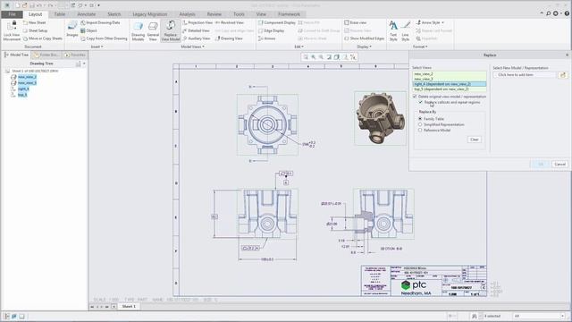 Quickly Replace the Model of a Drawing View смотреть онлайн