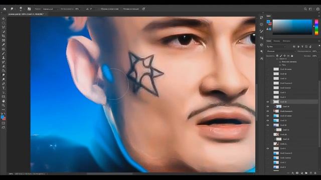 КАК РИСОВАТЬ КОНТУРНЫЙ СВЕТ для ПРЕВЬЮ мышкой смотреть онлайн