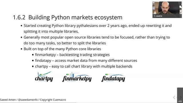 Python for Finance: The Quantitative Developer Certificate - Saeed Amen смотреть онлайн