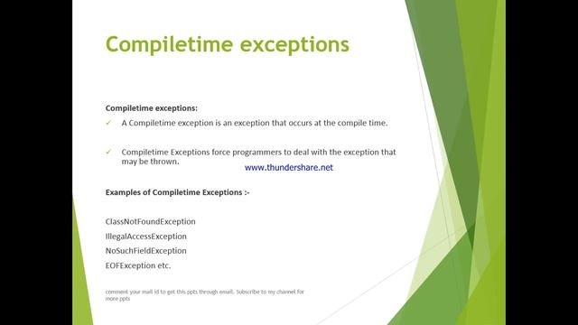 Java ppt4 - Exceptions смотреть онлайн