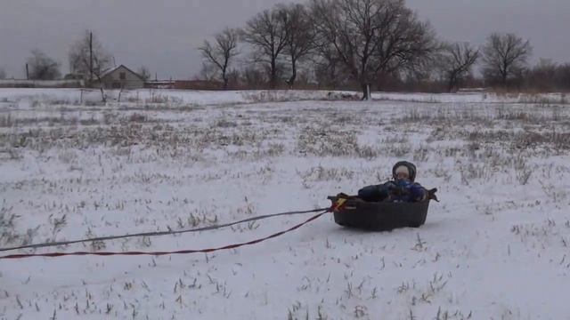 Катание на ледянке в "Магии свободы" смотреть онлайн