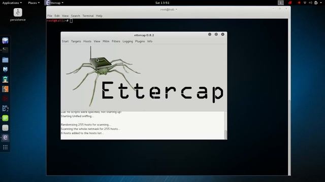 Kali Linux 2 0 Как сннифить ПО ЛАН Сети смотреть онлайн