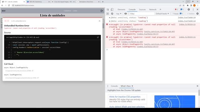 87 - Passando token para axios - Logout - Redirecionando se não estiver logado - Nextjs com react смотреть онлайн
