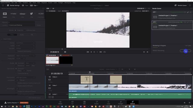 rtx 2080 ryzen 7 2700 davinci resolve 17 4k render смотреть онлайн