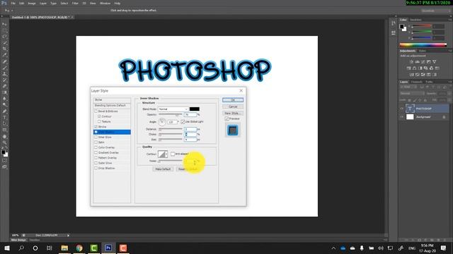 การใช้ Layer Style Photoshop смотреть онлайн