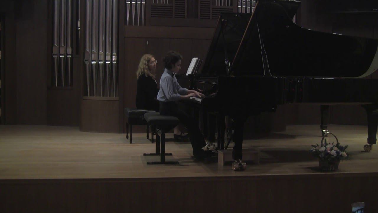 И. С. Бах Концерт для клавира с оркестром d-moll BWV 1052 I часть исп Чепкин Иван, 10 лет смотреть онлайн