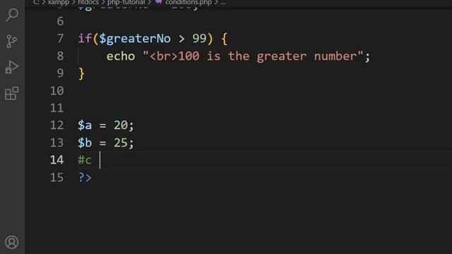 php conditional statements | if, elseif, else | php for beginners смотреть онлайн