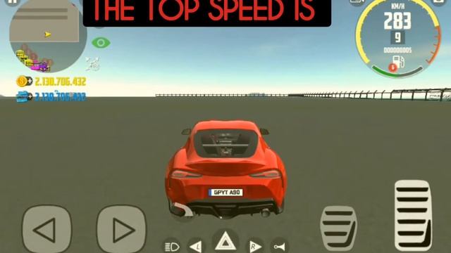 TOP SPEED OF TOYOTA SUPRA A90 | #carsimulator2 |BY GAMER PRO смотреть онлайн