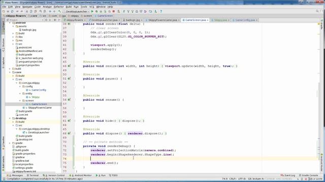Create Flappy Bird Clone Using LibGDX And Java - Adding Skippy смотреть онлайн