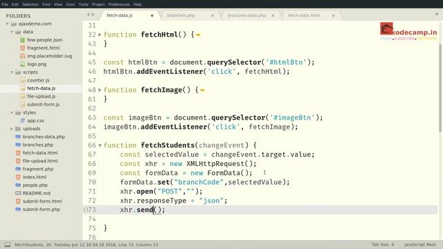 Ajax Fundamentals : 04 (Dependent Dropdown) смотреть онлайн