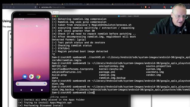 M 142 Rooting Android Studio's Emulator смотреть онлайн