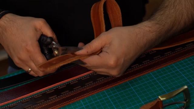 Как укоротить кожаный ремень смотреть онлайн