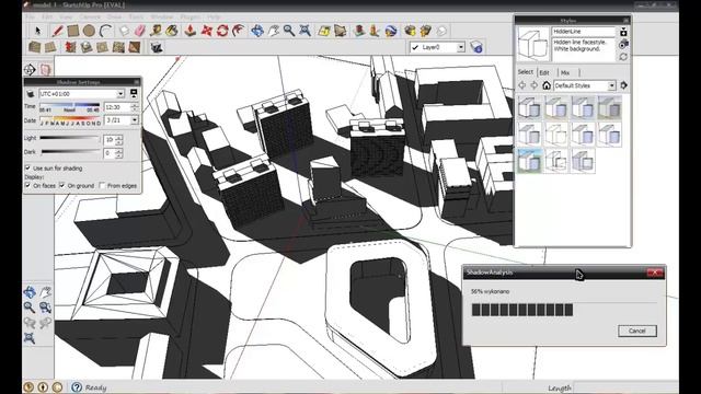 Shadow Analysis Plug-in For SketchUP