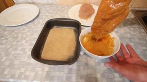 Жареное филе курицы (в кляре и панировочных сухарях)