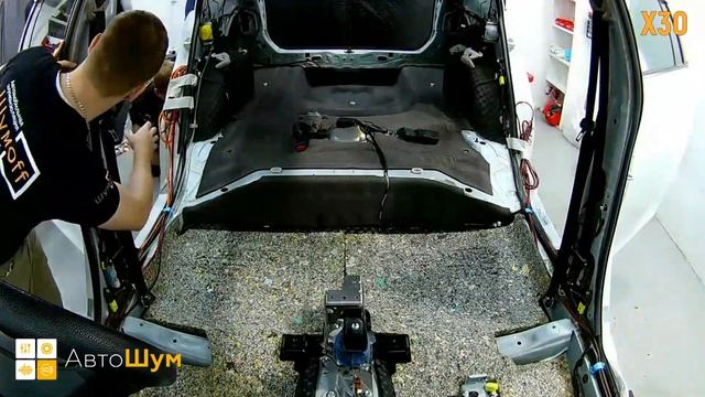 Шумоизоляция Toyota Fielder за 1 день. Уровень Премиум. АвтоШум. смотреть онлайн