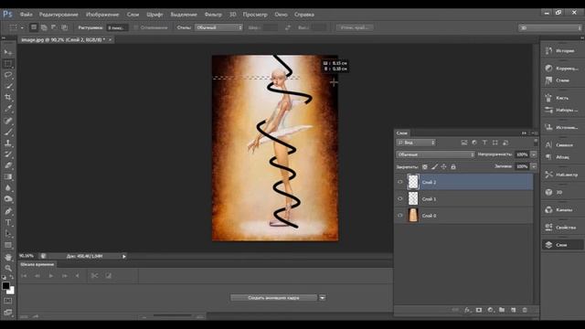 анимация в фотошопе cs6. и маленький футаж смотреть онлайн
