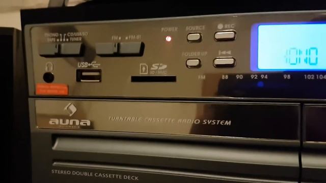 Auna TC-386W Hifi Anlage Stereoanlage mit Schallplattenspieler Encoder смотреть онлайн