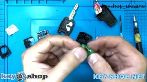 Выкидной ключ для Шевроле Эпика, Эванда / Flip key shell for Chevrolet Epica, Evanda
