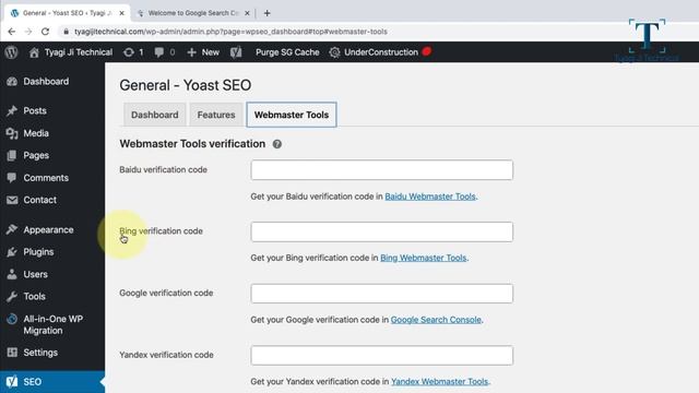 How to Verify Wordpress Website in Google Search Console смотреть онлайн