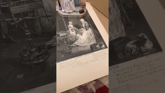 Статуэтка «Вышивальщица» по картине Шардена «Работящая мать». смотреть онлайн