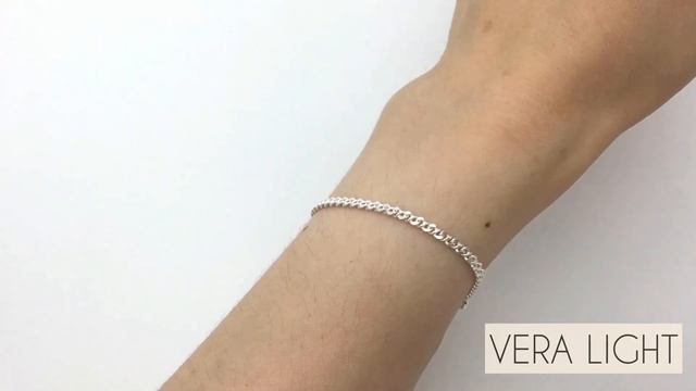 Серебряный браслет, плетение "Восьмерка панцирная" смотреть онлайн