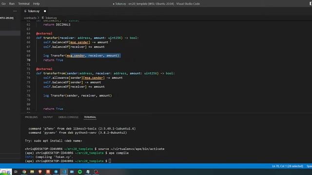 How to Deploy a Vyper-Based ERC-20 Smart Contract with Ape смотреть онлайн