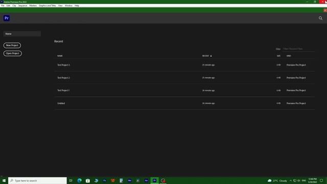 Clear recent project - Premiere Pro смотреть онлайн