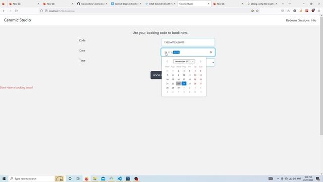 React & Express online booking system with redeemable codes смотреть онлайн