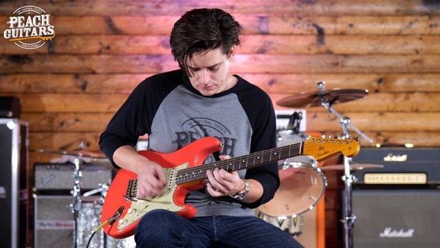 No Talking...Just Tones | Fender Custom Shop LTD '62/'63 Strat Journeyman Aged Fiesta Red смотреть онлайн