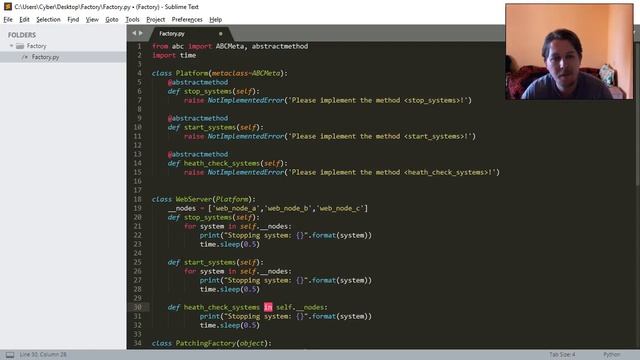 Python - OOP - Factory Pattern смотреть онлайн